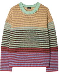 Paul Smith - Striped Knitted Sweater - Lyst