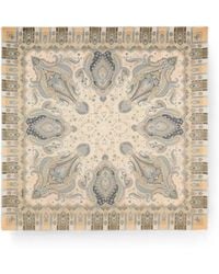 Etro - Paisley-Print Frayed-Edge Scarf - Lyst