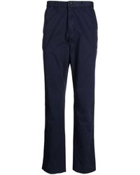 PS by Paul Smith - Logo-patch Straight-leg Trousers - Lyst