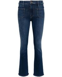Mother - The Patch Pocket Insider Flood Jeans - Lyst