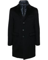 Herno - Layered Single-Breasted Coat - Lyst