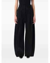 Thelatest Billie Popeline Leggero Ab Trousers in Blue | Lyst