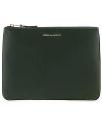 Comme des Garçons - Logo Detailed Zip-Up Pouch - Lyst