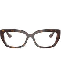 Vogue Eyewear - Tortoiseshell-Effect Cat-Eye Glasses - Lyst