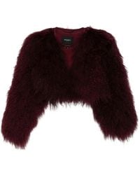 retroféte - Cropped-Jacke aus Faux Fur - Lyst