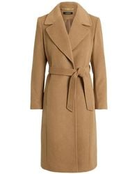 Ralph Lauren - Manteau Croisé À Taille Ceinturée - Lyst