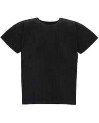 Issey Miyake - Long Sleeve Roundneck T-Shirt - Lyst