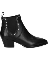 Ash - Funk Studded Leather Boots - Lyst