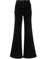 Twinset - High-Rise Flared Jeans - Lyst