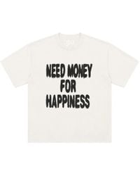 Melt - Slogan-Print Cotton T-Shirt - Lyst