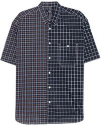 Comme des Garçons - Panelled Checked Shirt - Lyst