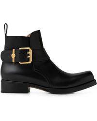 Versace - Orlando Leather Boots - Lyst