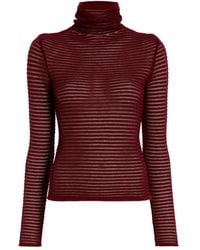 Proenza Schouler - Haut Nervuré Hailey À Col Roulé - Lyst