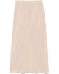 Akep - Maxi-Rok Met Lurex Detail - Lyst