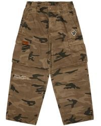 Aape By A Bathing Ape - Pantalon Cargo Camo À Patch Logo - Lyst