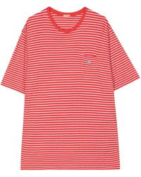 Undercover - Striped Cotton T-shirt - Lyst