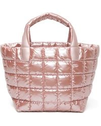 VEE COLLECTIVE - Bolso shopper acolchado con efecto metalizado - Lyst