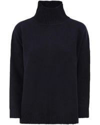 Weekend by Maxmara - High-Neck Virgin-Wool Sweater - Lyst