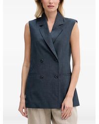 Mos Mosh - Mmphiline Roy Double-Breasted Sleeveless Blazer - Lyst