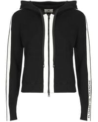 Elisabetta Franchi - Two-Colour Knit Sweatshirt With Logo - Lyst