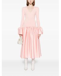 fit and flare dress white house black market Sleeveless Bonded Dress BLUSIL / 8 / Cynthia Rowley main image 1