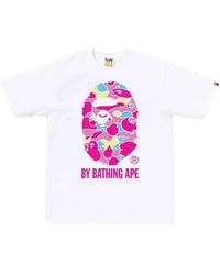 A Bathing Ape - Camo Ape Head T-Shirt - Lyst