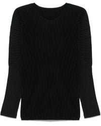 Homme Plissé Issey Miyake - Plissé-Effect T-Shirt - Lyst