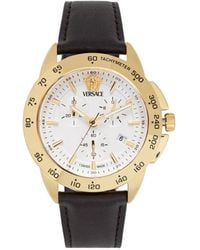 Versace - Round-Case 45Mm Watch - Lyst