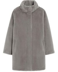 Apparis - Blair Funnel-Neck Coat - Lyst