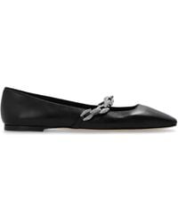 Jimmy Choo - Diamond Tilda Leren Ballerina's - Lyst