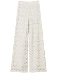 Twinset - Macramé Palazzo Broek - Lyst