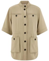 Ferragamo - Short-Sleeve Jacket - Lyst