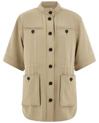 Ferragamo - Short-Sleeve Jacket - Lyst