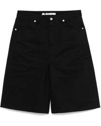 Jil Sander - Pantalones vaqueros cortos - Lyst