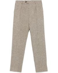 Fursac - Virgin Wool Straight-Leg Trousers - Lyst