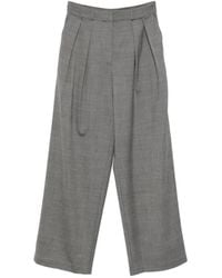 Frankie Shop - Pleated Straight Trousers - Lyst
