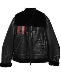 Bally - Shearling Belt Jacket - Lyst