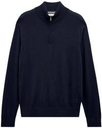 Pringle of Scotland - Pull En Laine Mérinos À Col Zippé - Lyst