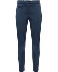 Dondup - Perfect Cropped Slim-cut Trousers - Lyst