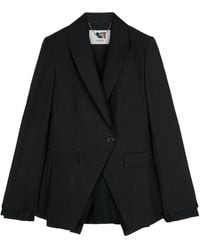 Ports 1961 - Off-Centre Fastening Blazer - Lyst