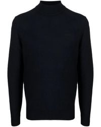 BOSS - Maglione A Collo Alto Con Ricamo - Lyst