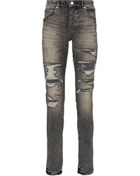 Purple Brand - Distressed Skinny Jeans - Lyst