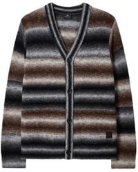 Paul Smith - Cardigan Rayé À Col V - Lyst