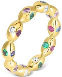 Cicada Jewelry - Sapphire And Ruby Bubble Ring - Lyst