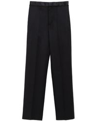 Maison Margiela - Taped Wool Trousers - Lyst
