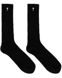 Ami Paris - Ami De Coeur Ribbed Socks (Set Of Three) - Lyst