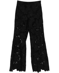 Sandro - Broek Met Bloemenkant - Lyst