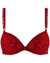 Aubade - Cœur À Corps Floral-Lace Push-Up Bra - Lyst