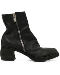 Yohji Yamamoto - X Guidi Edition Oblique Side-Zip Boots - Lyst