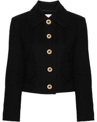 Patou - Cropped Tweed Jacket - Lyst